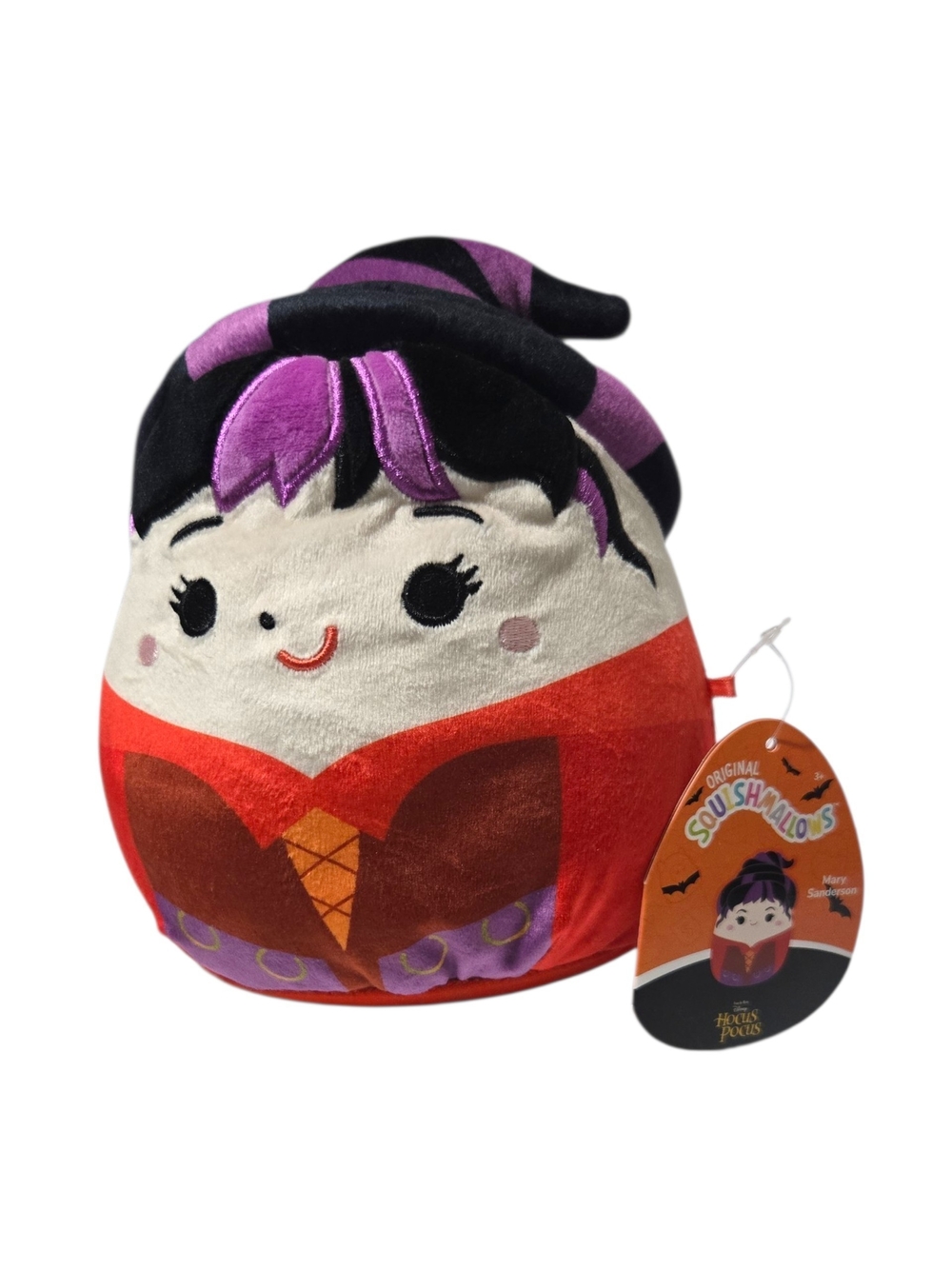 Disney Hocus Pocus Mary Sanderson 8" Squishmallow NWT Brand New
